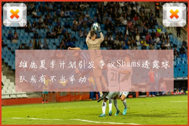 雄鹿夏季计划引发争议Shams透露球队或有不当举动